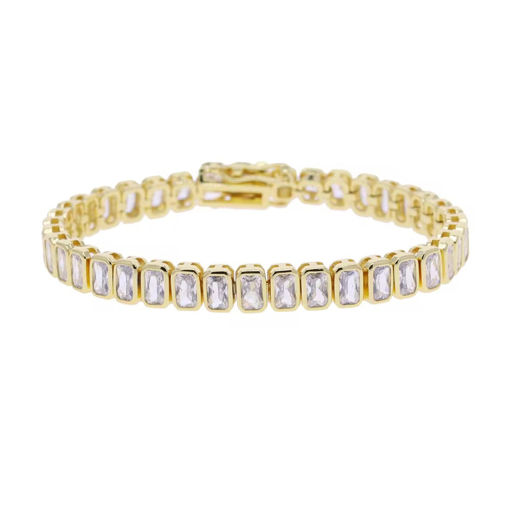 Radiant bezel bracelet