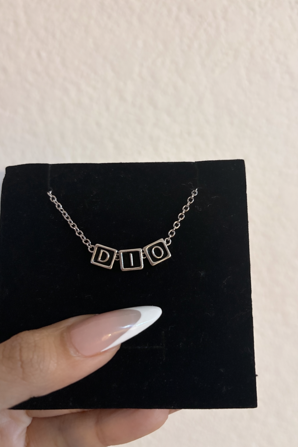 DIO dice necklace
